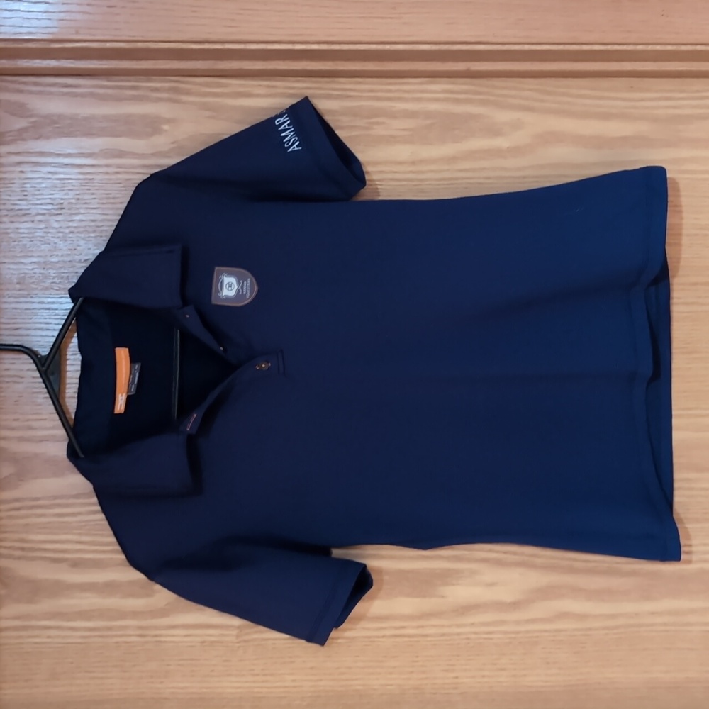 AsmarEquestrian Navy Polo Shirt